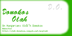 domokos olah business card